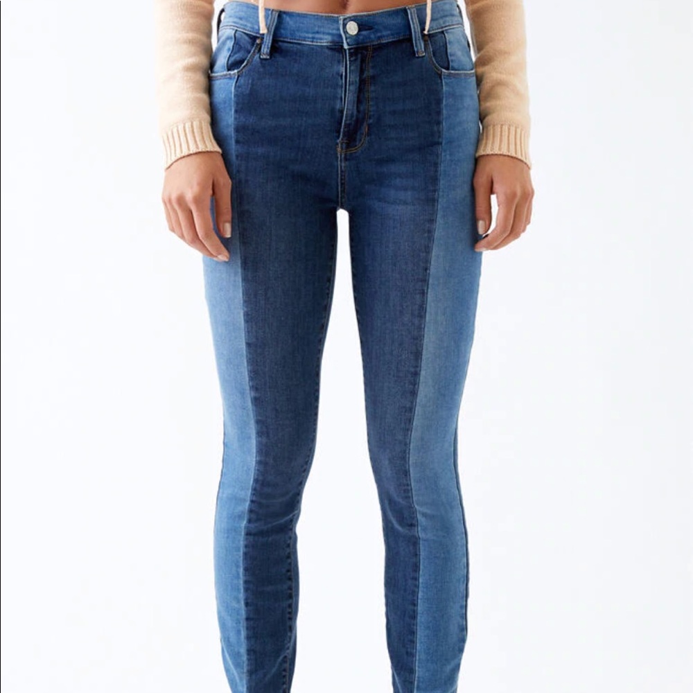 Pacsun Color Patch Jeans
